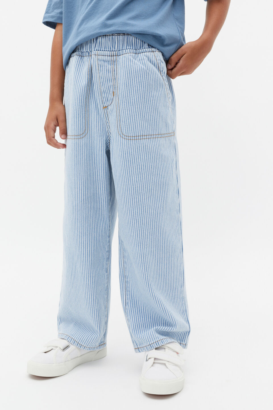 Straight Jean  Denim Stripe