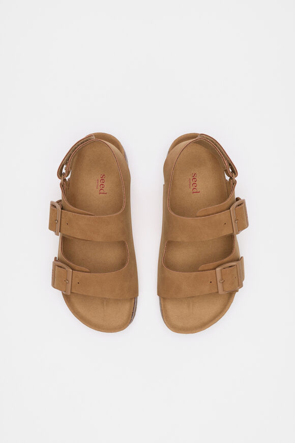 Double Buckle Slide  Biscotti  hi-res