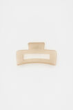 Rectangle Hair Claw  Rye  hi-res