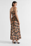 Satin Abstract Floral Slip Dress  Abstract Floral  hi-res