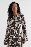 Jacquard Swirl Blouse  Retro Swirl  hi-res