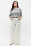Self Stripe Textured Top  Mono Stripe  hi-res