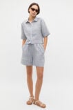 Linen Stripe Short  Twilight Blue Stripe  hi-res