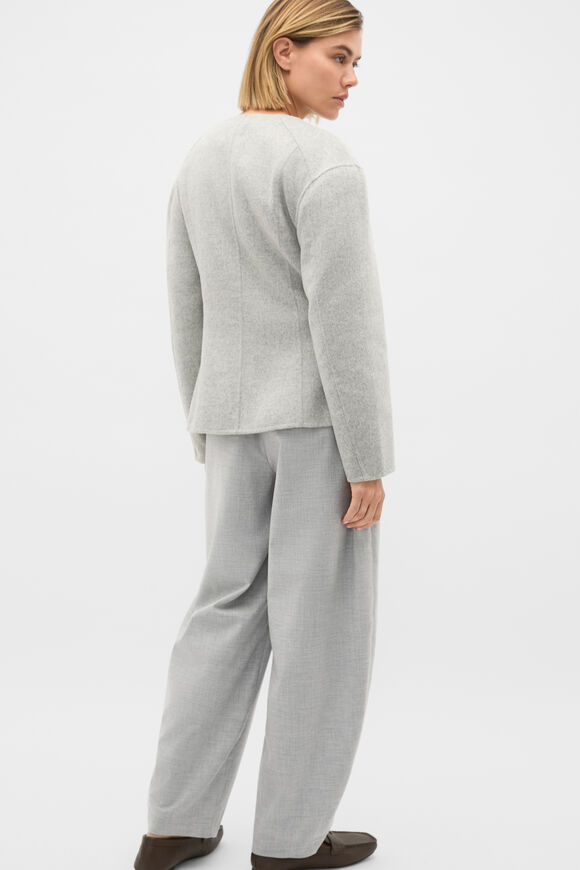 Button Through Jacket  Slate Marle  hi-res