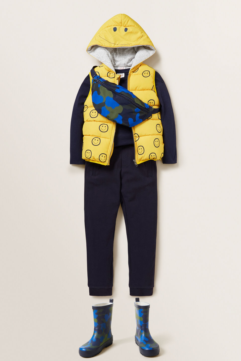 Be Cool Flock Print Tee  