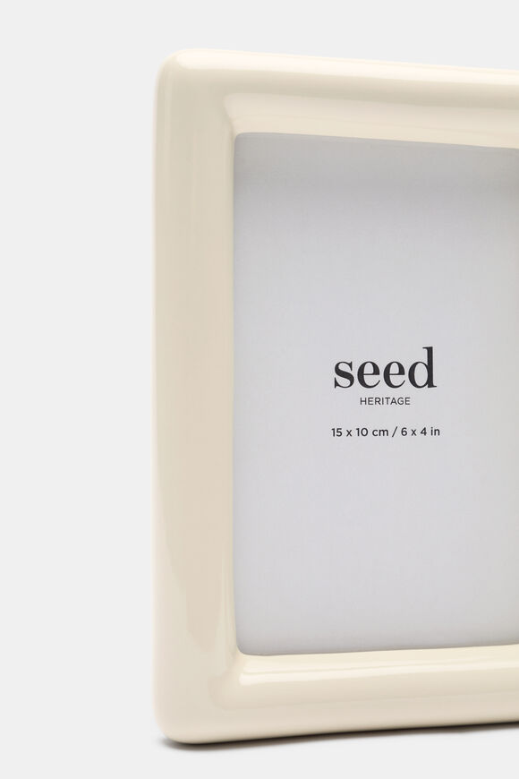 Sage Small Photo Frame  Egg Shell  hi-res