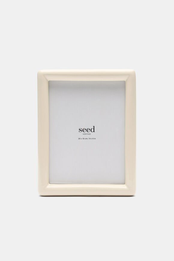 Sage Medium Photo Frame  Egg Shell  hi-res