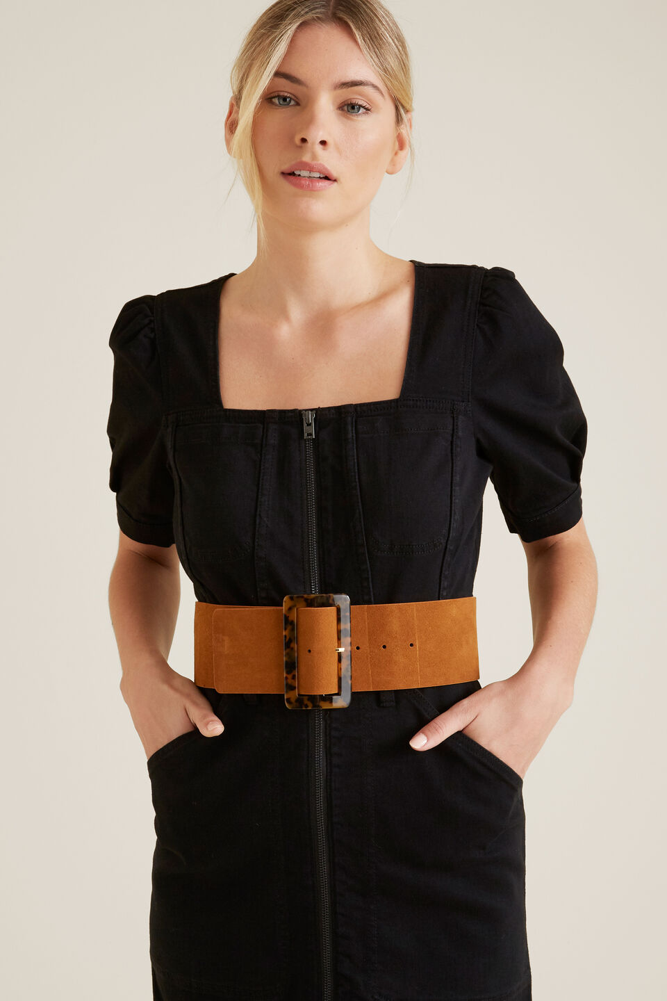 Tort Buckle Waist Belt  