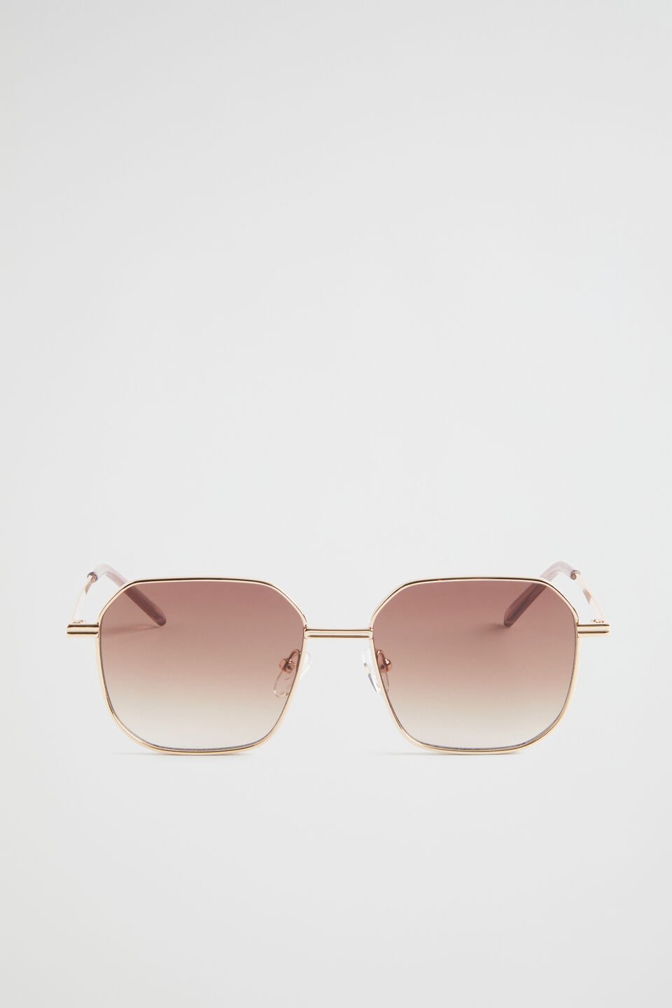 Bridget Metal Sunglasses  Gold