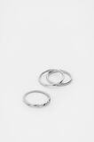Waterproof Ring Set  Silver  hi-res