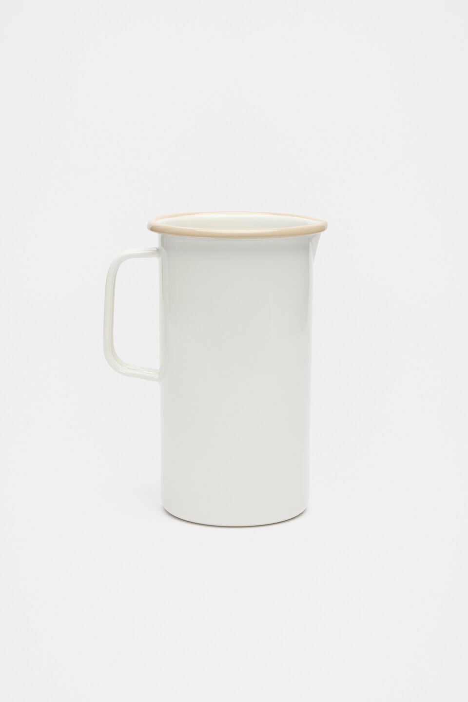 Loretta Enamel Jug  Cloud Cream