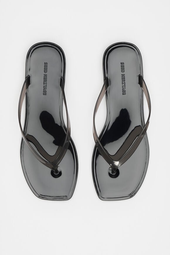 Elle Jelly Flip Flop  Black  hi-res