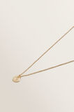 Initial Disc Necklace    hi-res