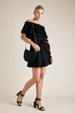 Off Shoulder Frill Dress    hi-res