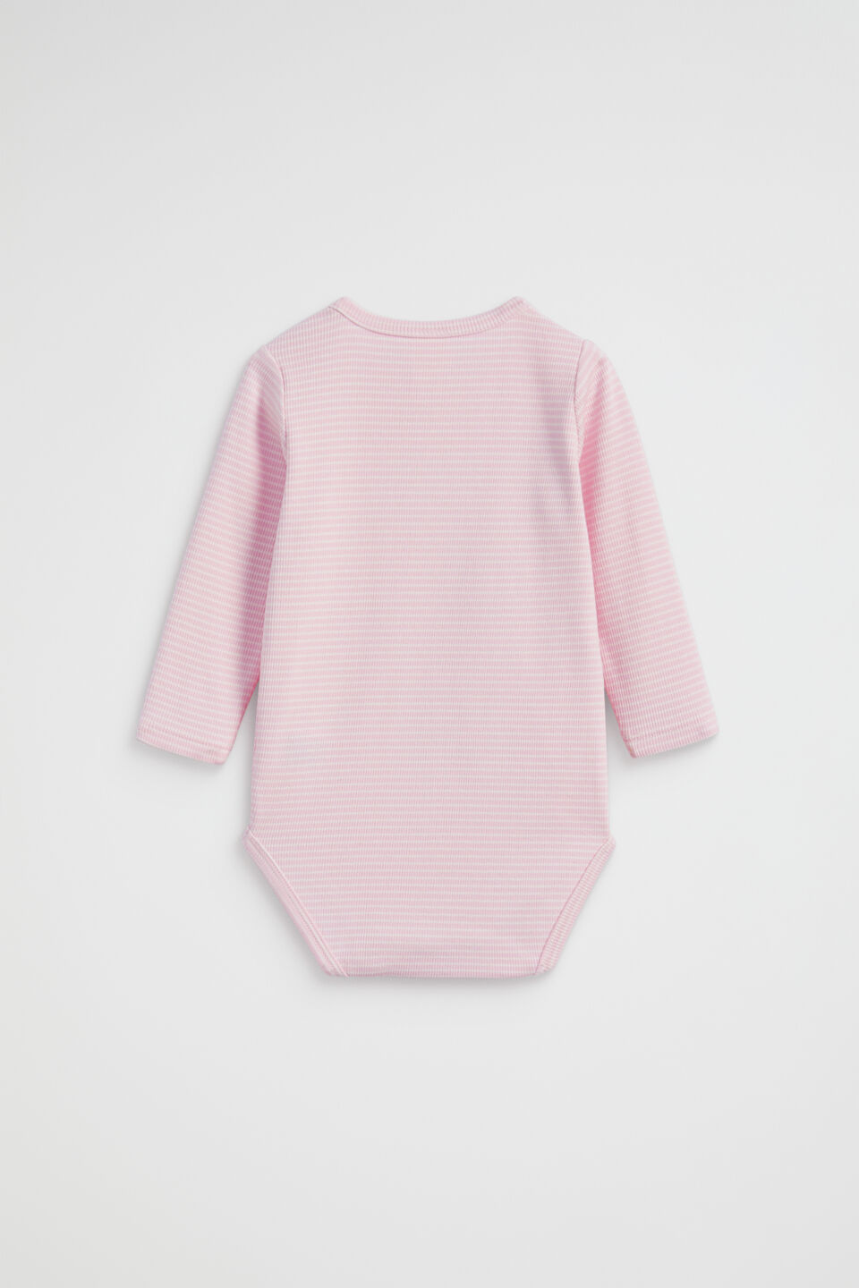 Core Rib Logo Bodysuit  Posie Stripe