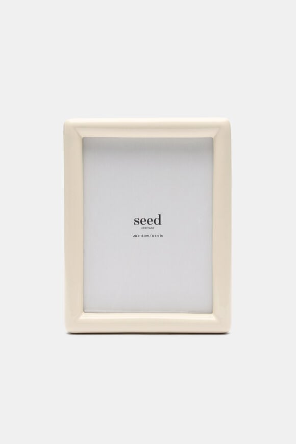 Sage Medium Photo Frame  Egg Shell  hi-res