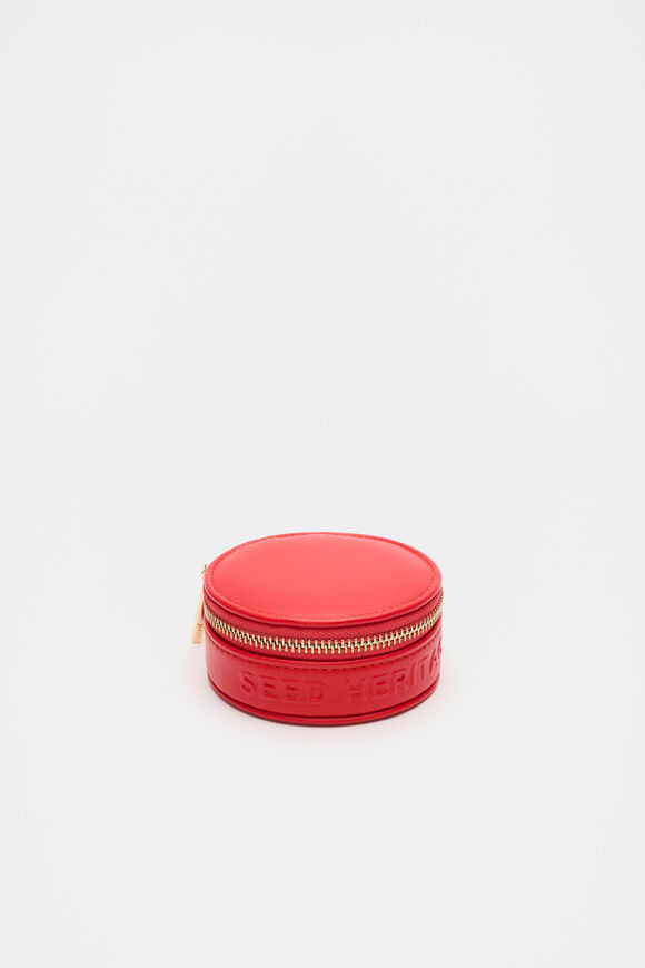 Circle Jewellery Case  Electric Crimson  hi-res