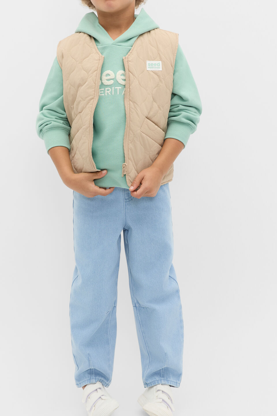 Logo Vest  Dark Mint