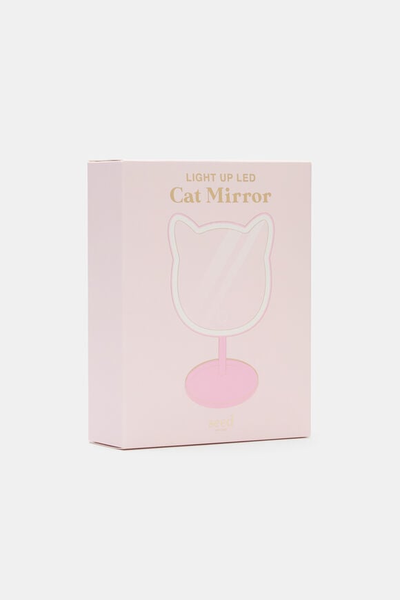 Light Up Cat Mirror  Pink  hi-res