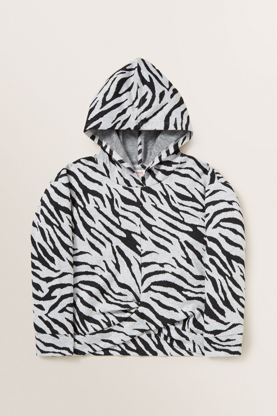 Zebra Twist Hoodie  