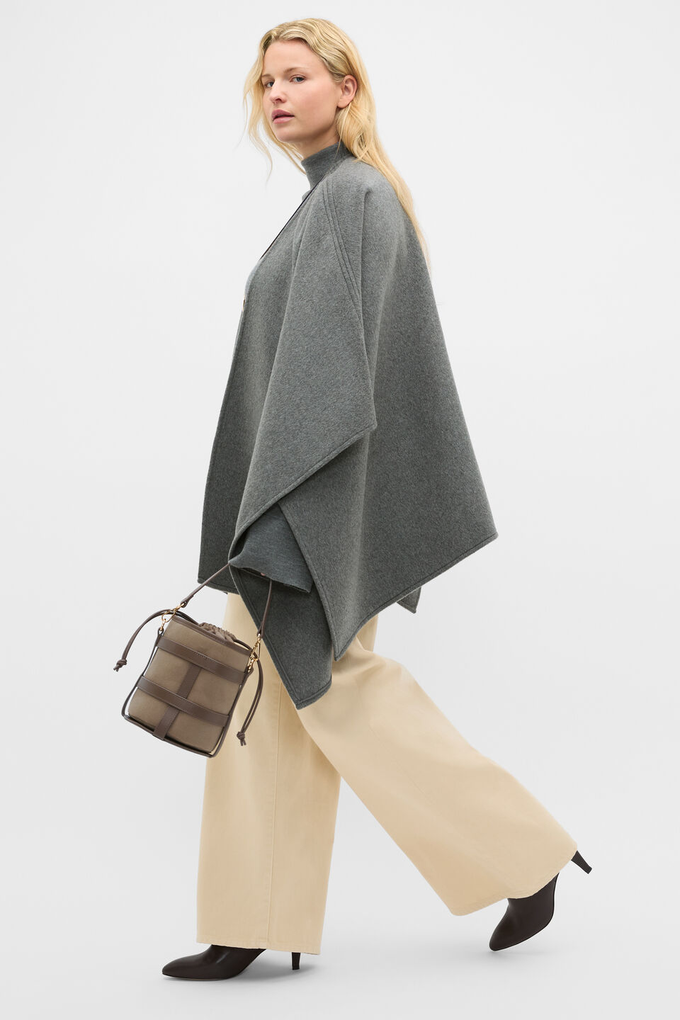 Overdyed Palazzo Jean  Vanilla Cream