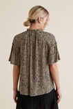 Ocelot Gathered Blouse    hi-res