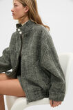 Oversized Textured Jacket  Pale Slate Crossdye  hi-res