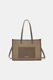 Leather Detail Carry All Mini Tote  Cocoa  hi-res