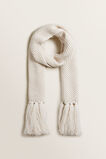 Tassle Knit Scarf    hi-res