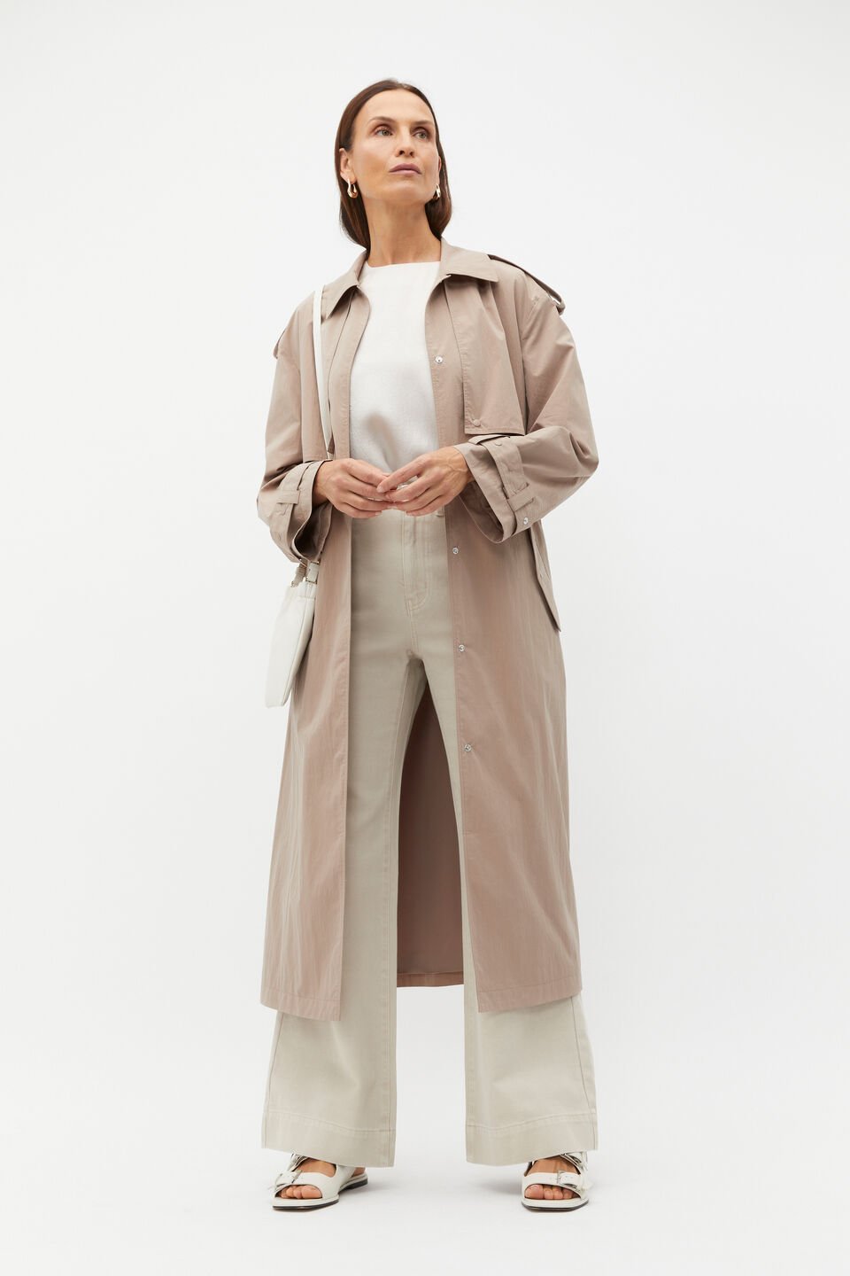 Parachute Trench Coat  Cookie