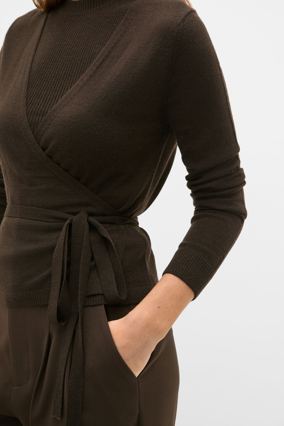 Merino Ballet Knit  Coffee Bean