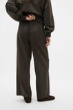 Check Elasticated Pant  Coffee Bean Check  hi-res