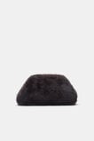 Fur Clutch  Coffee Bean  hi-res