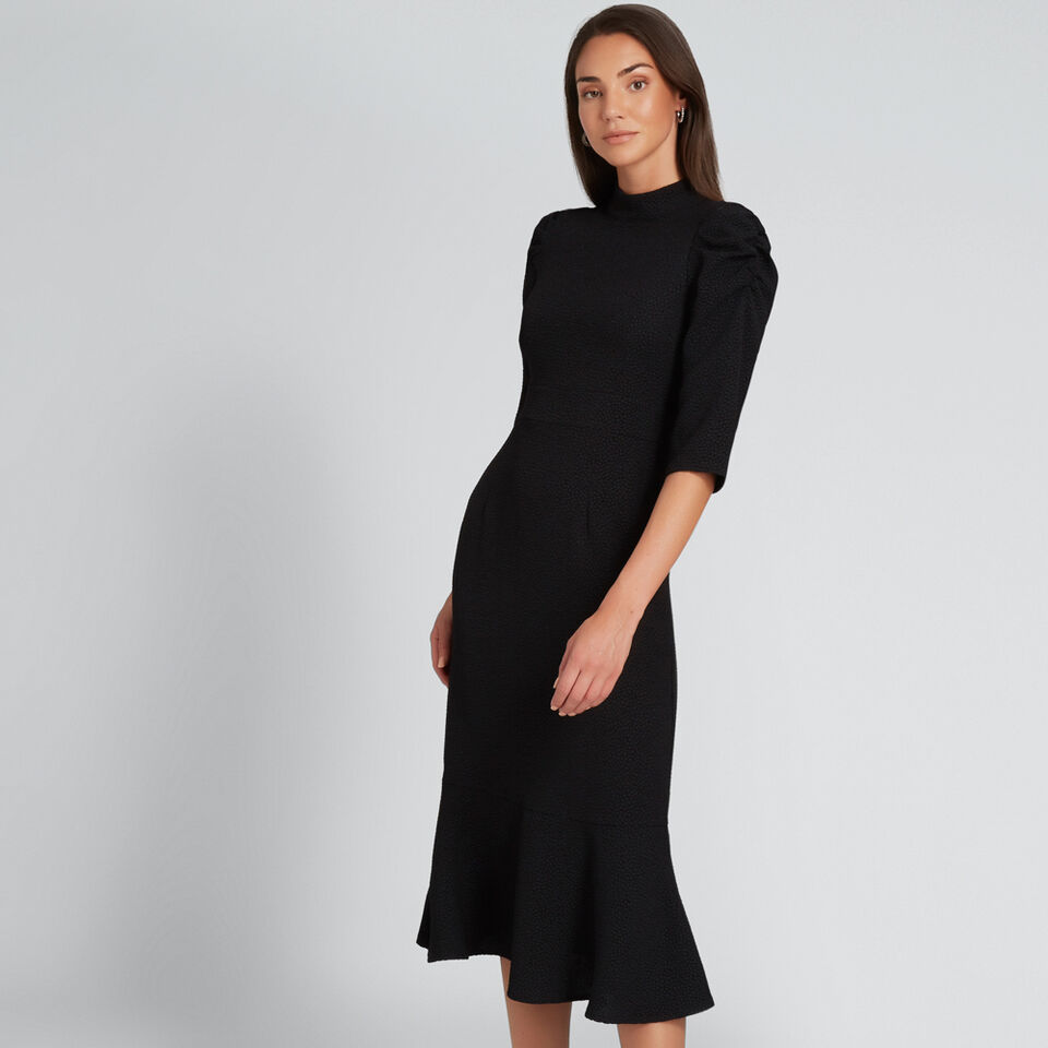 Jacquard Fishtail Dress  