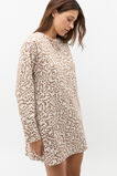 Henley Rib Nightie  Animal Print  hi-res
