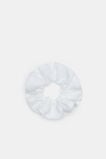 Linen Scrunchie  White  hi-res