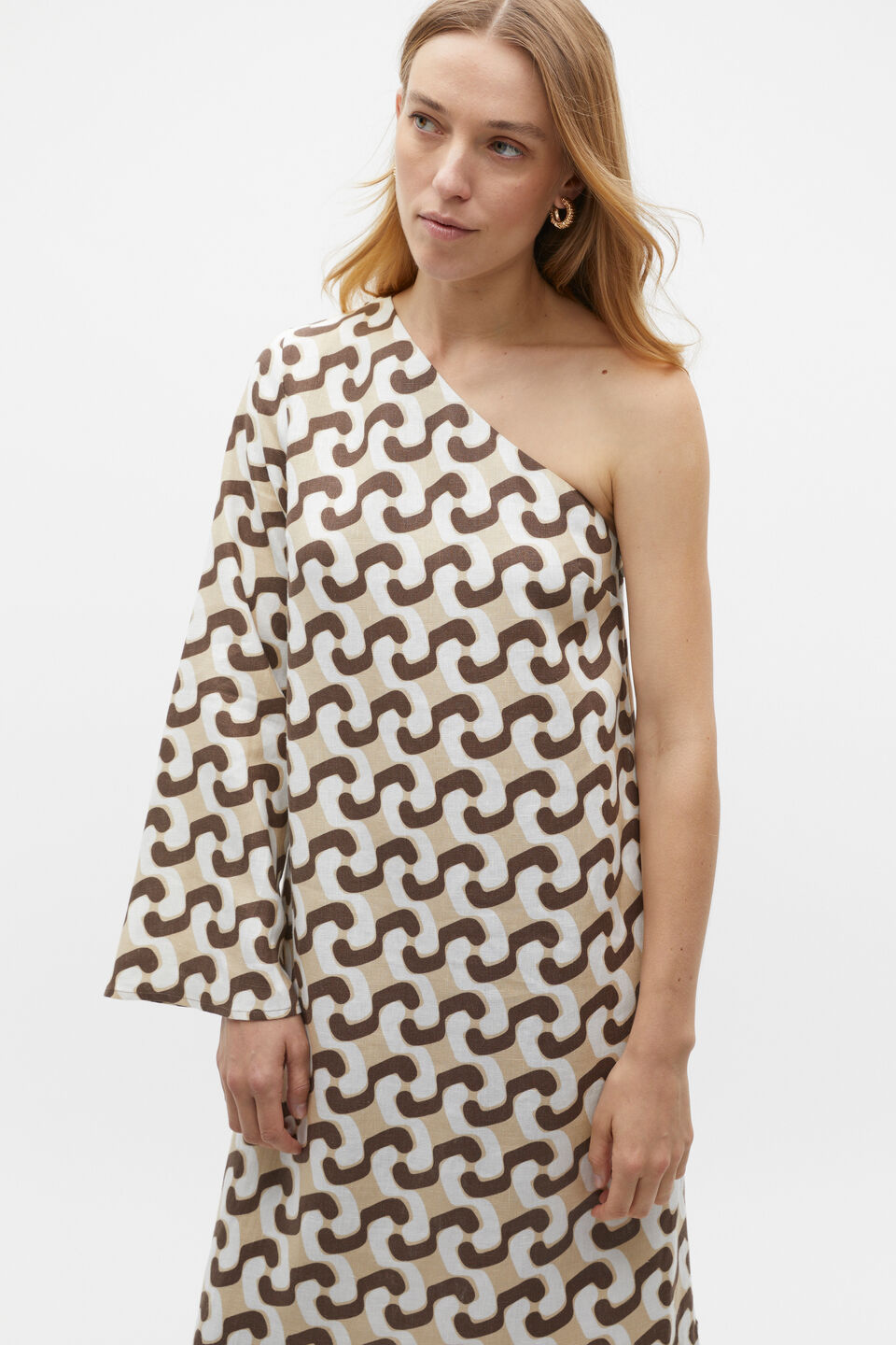 Chain Geo Maxi Dress  Chain Geo