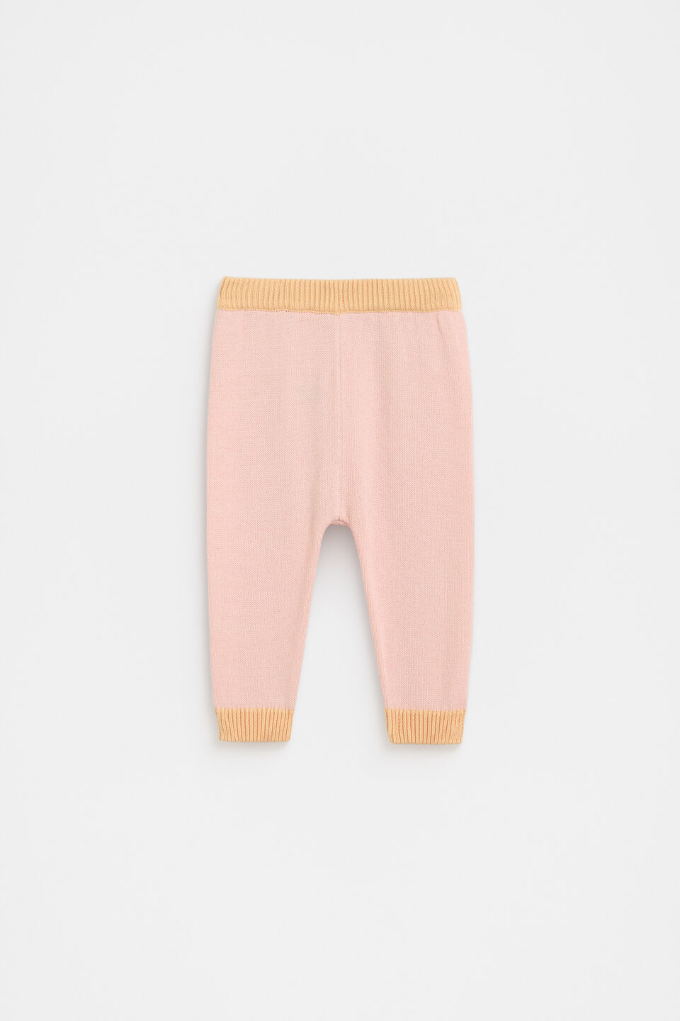 Colourblock Knit Legging  Pretty Pink