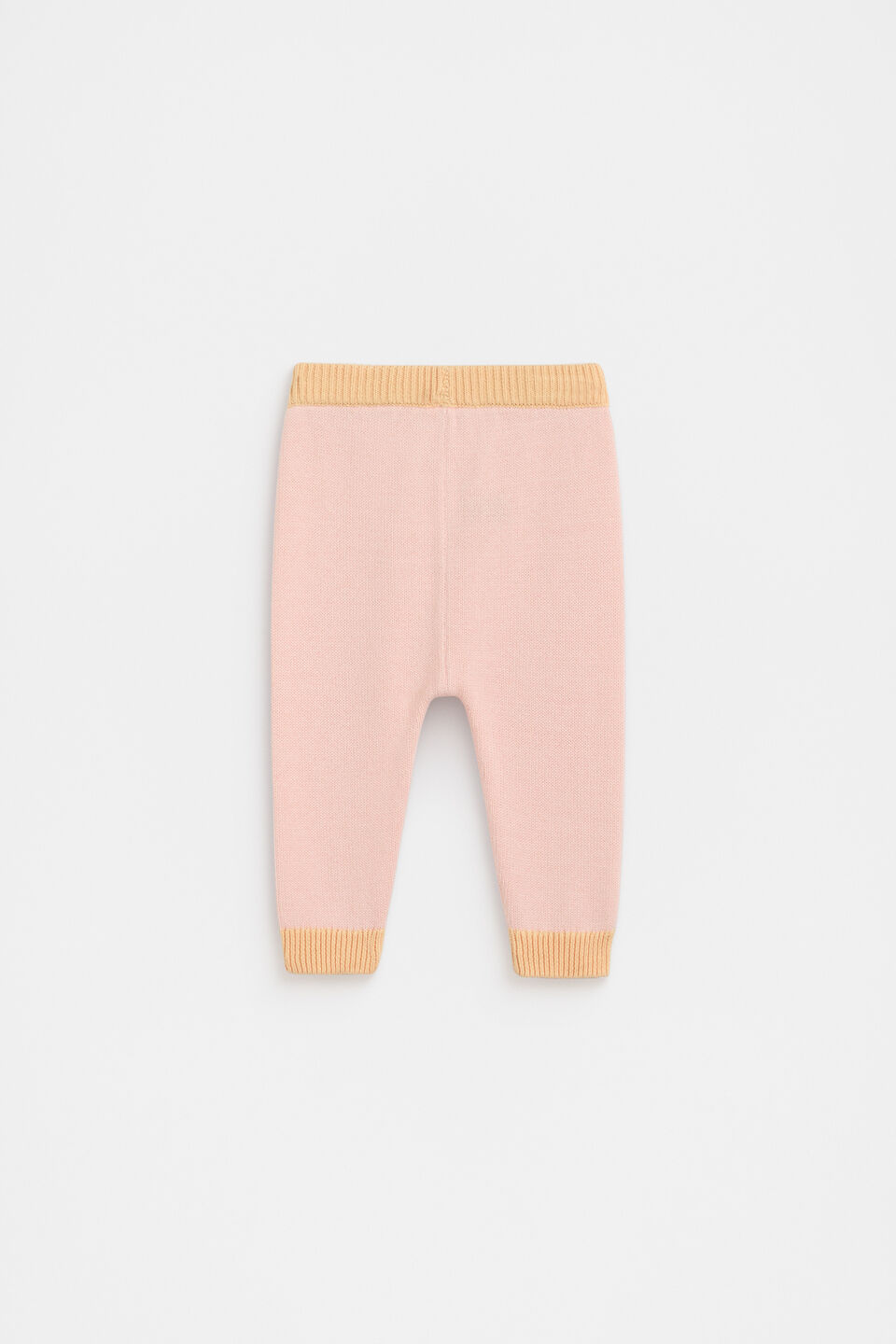 Colourblock Knit Legging  Pretty Pink
