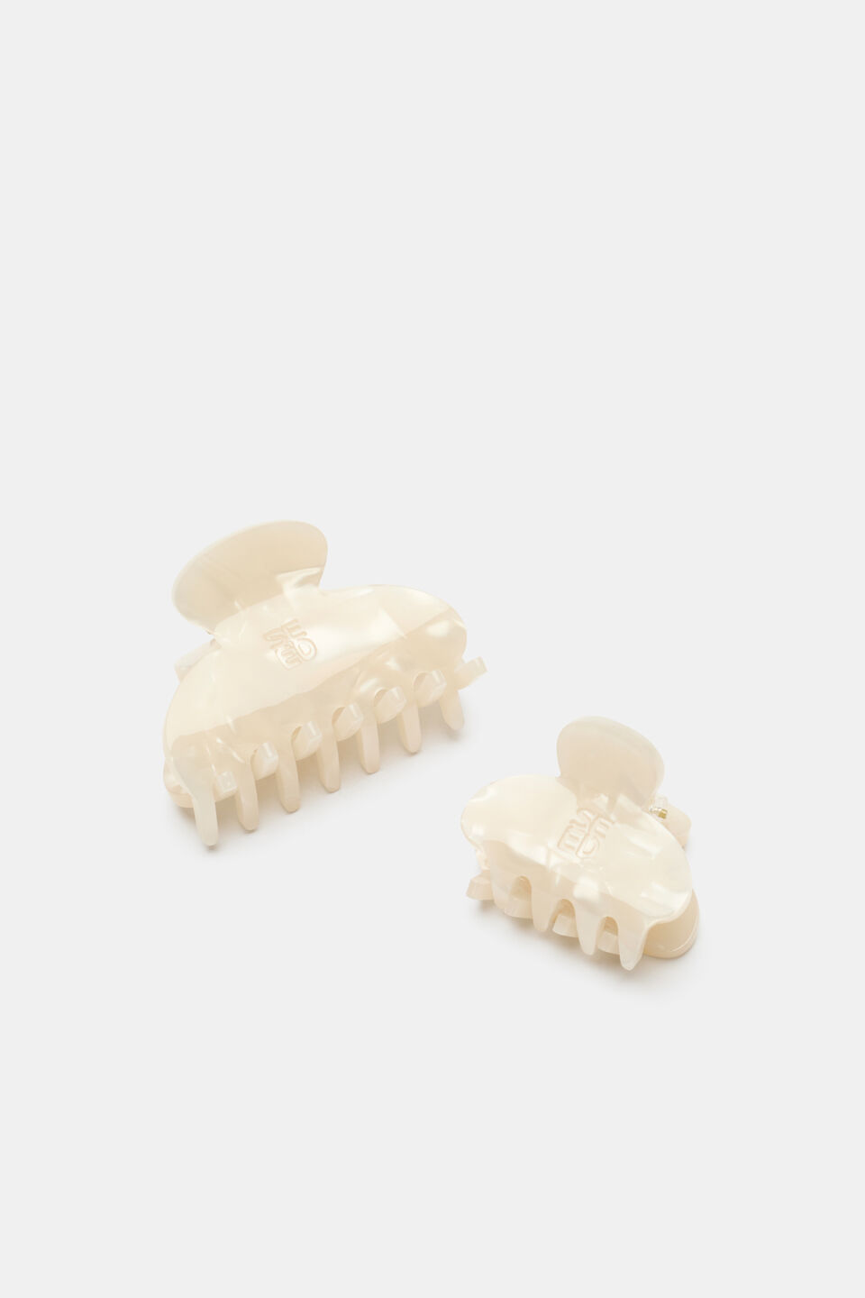Seed Mini Hair Claw Set  Ivory