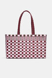 Paper Woven Market Bag  Blossom  hi-res