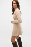Fluted Knit Mini Dress  Sandstone Marle  hi-res
