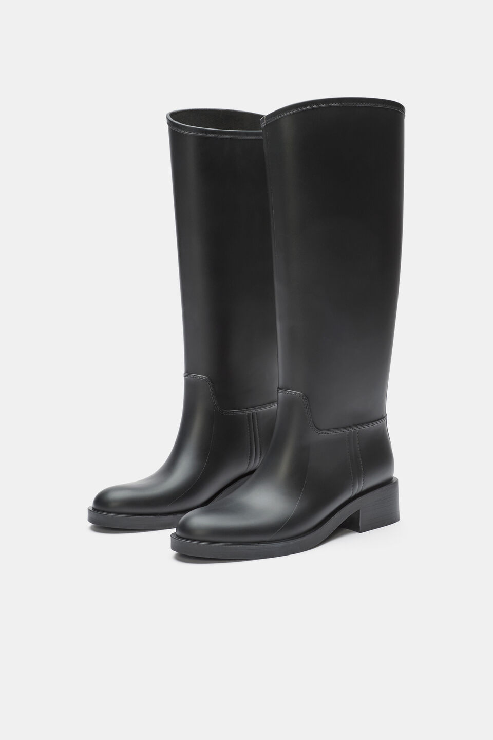 Freya Knee High Rainboot  Black