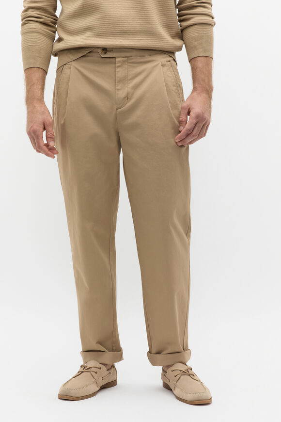 Side Tab Trouser  Biscotti  hi-res
