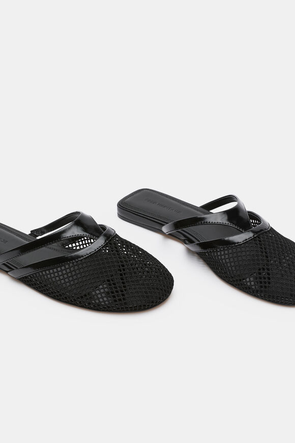 Anya Mesh Mule  Black  hi-res