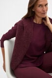 Supersoft Rib Relaxed Top  Plum Red  hi-res