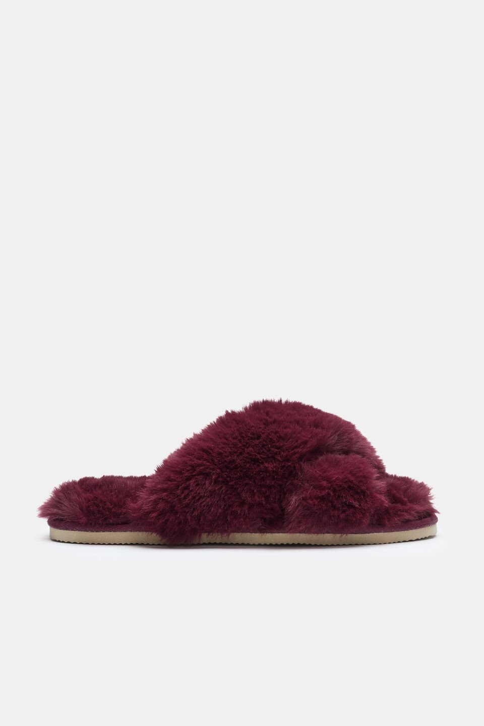 Slippers  Plum Red