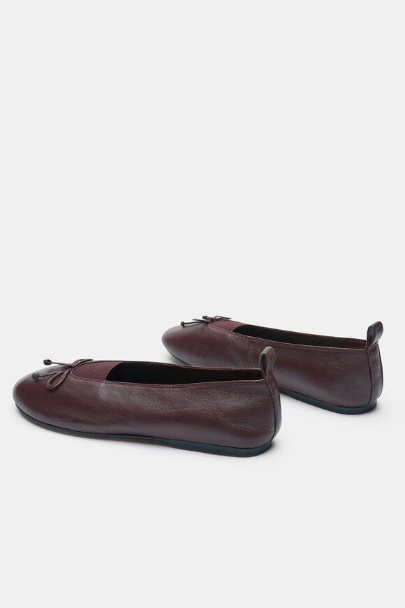 Lou Ballet Flat  Dark Plum  hi-res