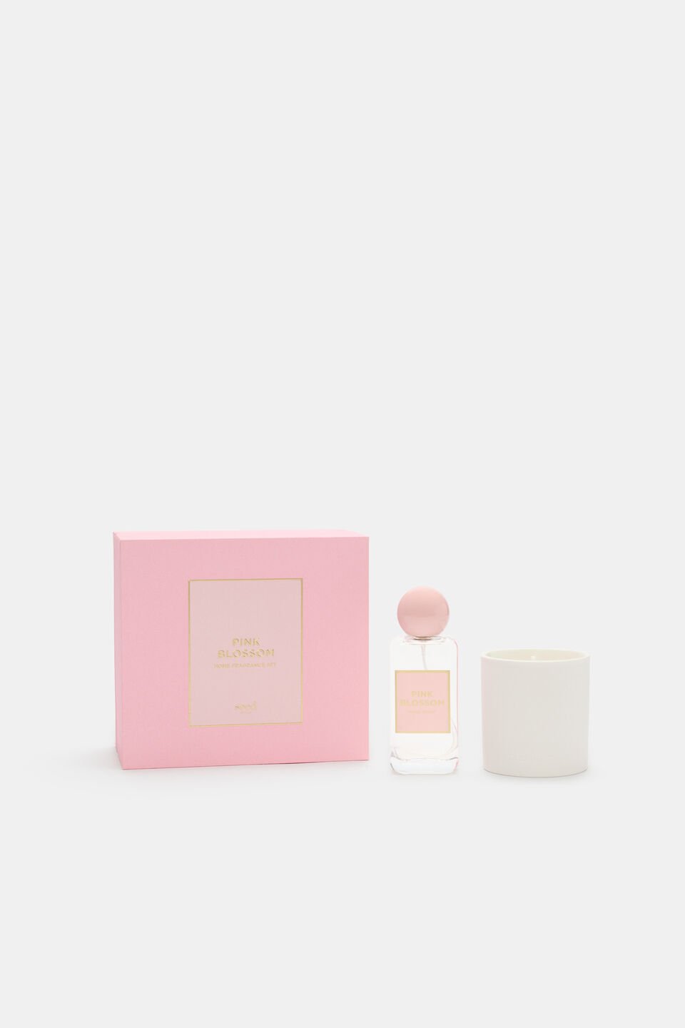 Room Spray and Scented Candle Duo Set  Pink Blossom