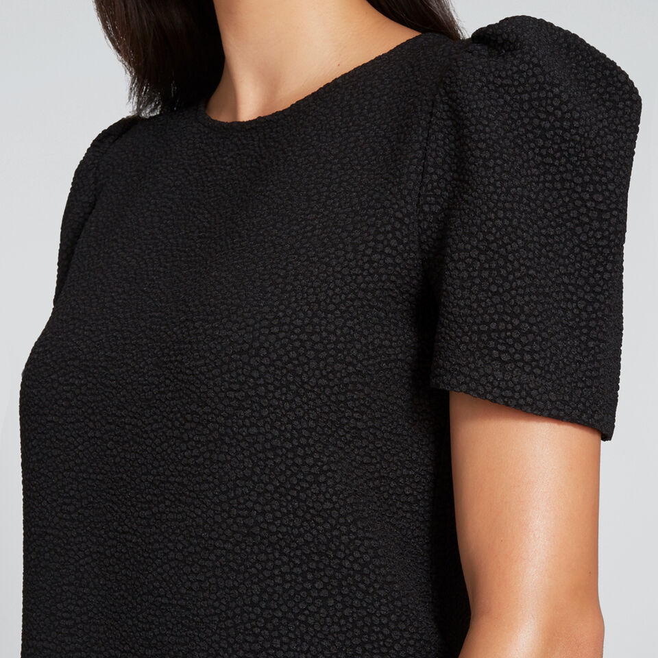 Animal Jacquard Top  